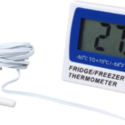 Digital Fridge Freezer Thermometer with Probe_F343