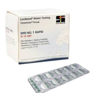 Lovibond® DPD No.1 Rapid Tablet Reagents,511312BT, 500 Pack