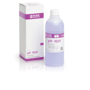 Hanna HI7010L pH 10.01 Calibration Buffer Solution 500ML, Violet Color