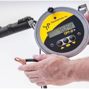 ThermoProbe TP7-D: Petroleum Gauging Thermometer with Extra Weight Probe (34 Mtr / 110 Ft Cable)