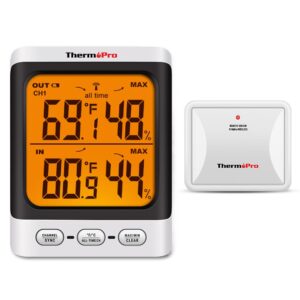 ThermoPro TP62B Digital Indoor & Outdoor Thermo Hygrometer