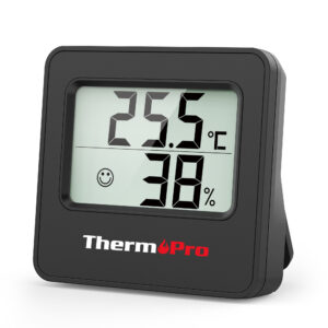 ThermoPro TP157 Black Mini Indoor Thermo Hygrometer