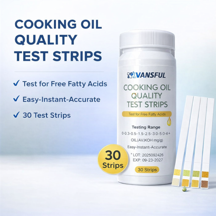 Cooking Oil Quality Test Strips, 30 Strips
