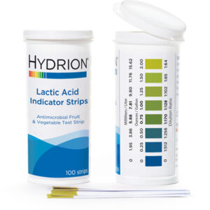 Hydrion LA-200 Lactic Acid 0-200 (100 Strip/vial)