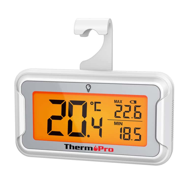 ThermoPro TP110 Digital Fridge Freezer Thermometer: Backlit, Waterproof Temperature Monitoring for UAE Kitchens and Homes